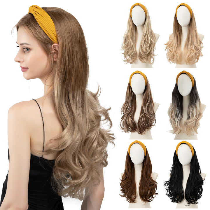Long Wavy Curly Hair Mixed Colors