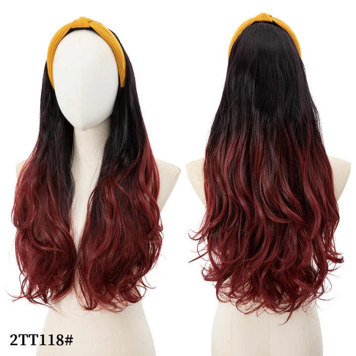 Long Wavy Curly Hair Mixed Colors