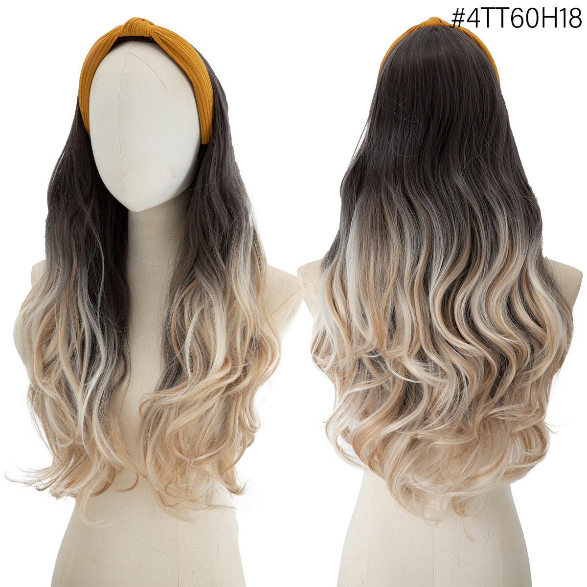 Long Wavy Curly Hair Mixed Colors